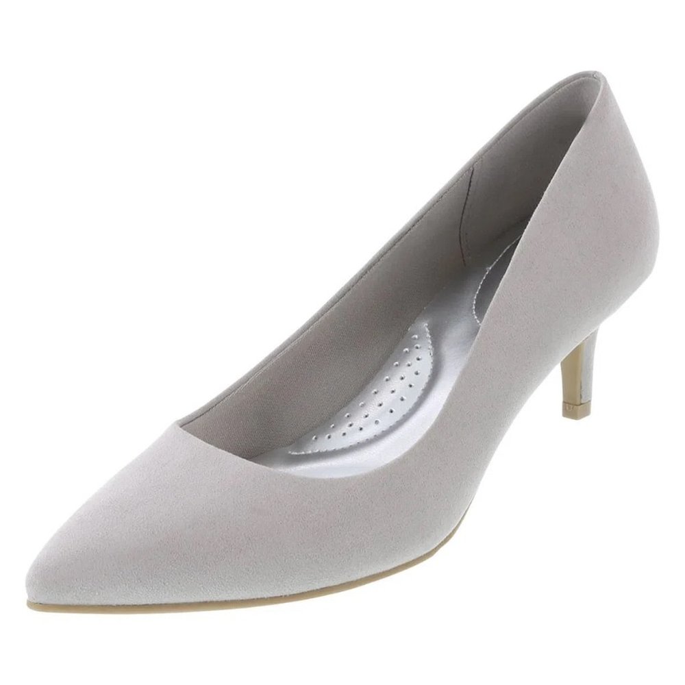 Womens Dexflex Comfort Gray Low Heel Pump. Size 8-1/2